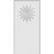 Ekena Millwork Standard Foster Flower Plinth Block With Beveled Edge, 5"W x 10"H x 1"P PBP050X100X100FOS10 - alternate 2